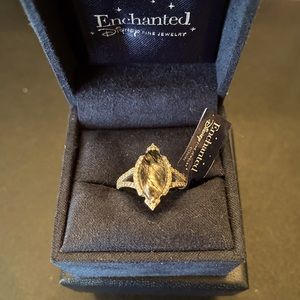 Rutilated quartz. Enchanted Disney Fine Jewelry Melificent collection. Size 5